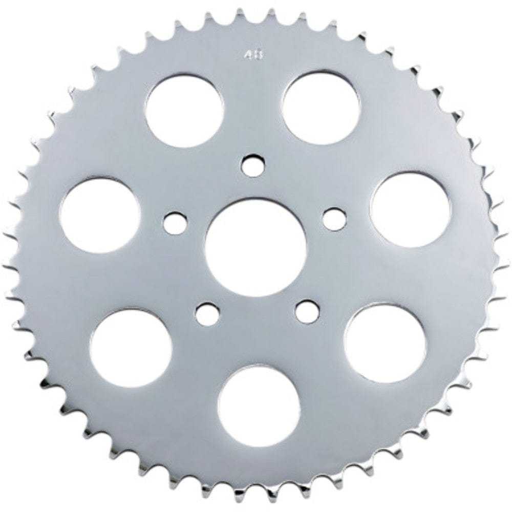 Drag Specialties, Drag Specialties Chrome 48 Tooth Flat Rear Wheel Chain Sprocket Harley 86-92 XL