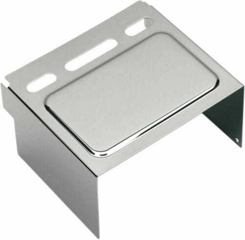 Drag Specialties, Drag Specialties Chrome Windowed Panel Battery Box Cover Harley Dyna Sportster