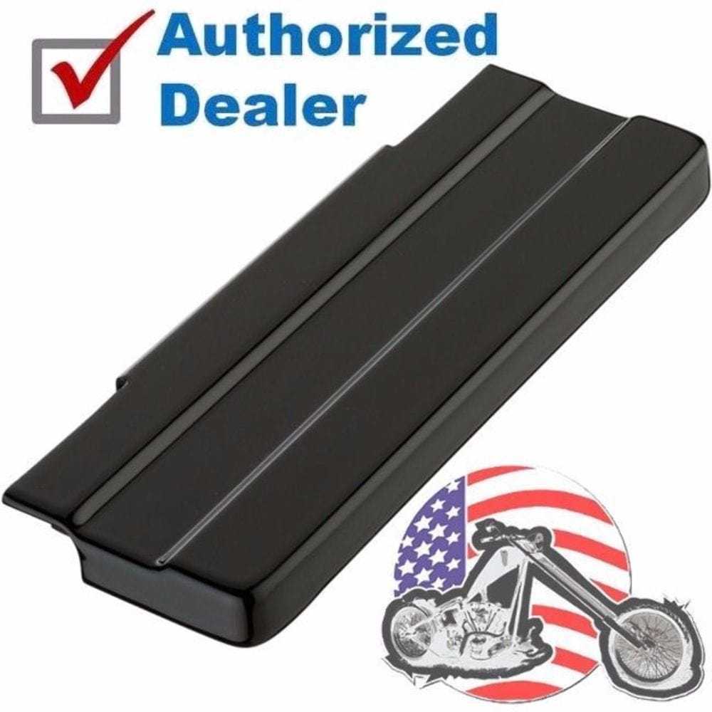 Drag Specialties, Drag Specialties Gloss Black Top Battery Box Cover Harley Sportster Bobber 97-03