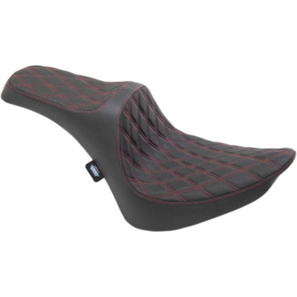 Drag Specialties, Drag Specialties Predator III Red Diamond Seat Harley Softail FXST FLST 84-99