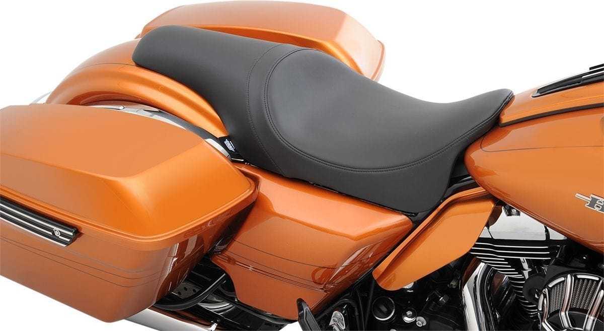 Drag Specialties, Drag Specialties Predator Two Up Seat Smooth Harley 08-20 Touring Dresser Bagger