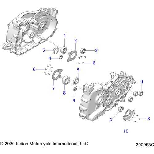 Engine, Crankcase Bearings All Options - 2021 Indian Chieftain Premium