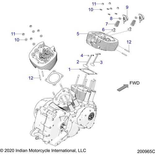 Engine, Cylinder Head Asm - 2022 Indian Springfield Dark Horse