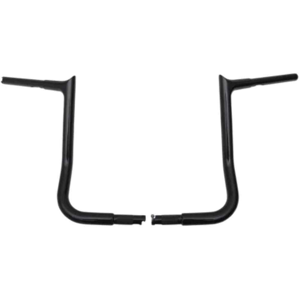 Fat Baggers Inc., Fat Baggers FBI EZ Install Pointed 1 1/4 Black 14" Handlebars Harley Touring 86+