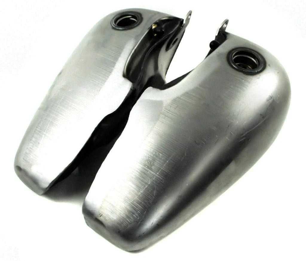 V-Twin Manufacturing, Fat Bob 5 Gallon Split Steel Gas Tank Tanks 1947-1984 Harley Shovelhead Panhead