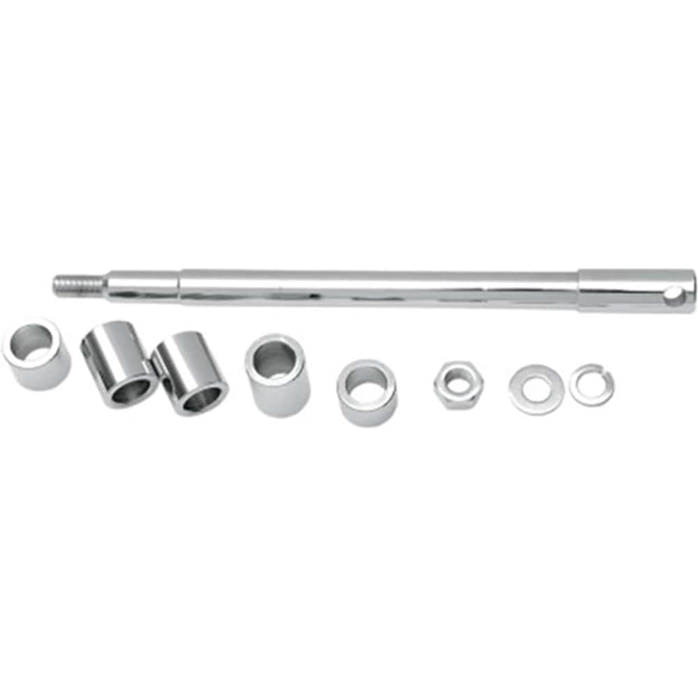 Drag Specialities, Front Stock Wheel Axle Spacer Kit Chrome Harley Softail Fatboy Heritage Deluxe