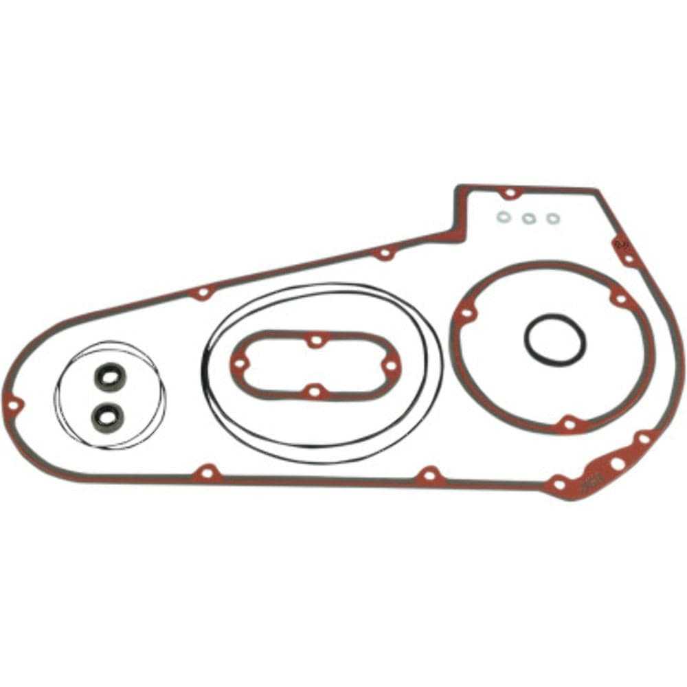 James Gasket, Genuine James Primary Cover Foamet Gasket O-Ring Kit Harley 65-88 Big Twin FL FX