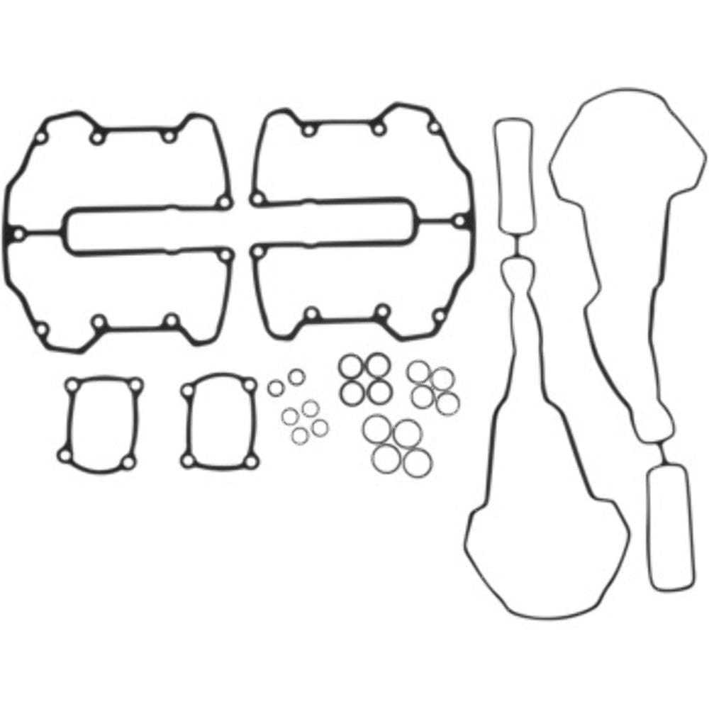 James Gasket, Genuine James Rocker Cover Gaskets Kit 17+ Harley Touring Softail M8 17030-17