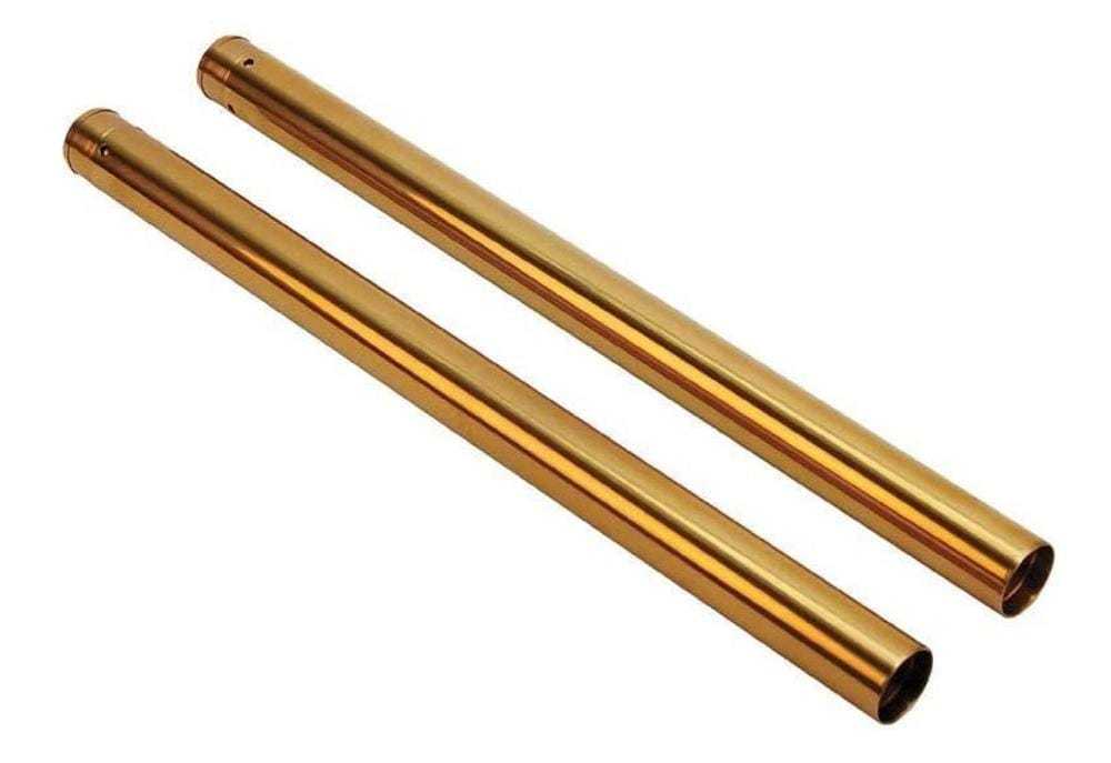 Custom Cycle Engineering, Gold 39mm OE OEM Replacement Front End Fork Tubes Harley Sportster Dyna 24.25"