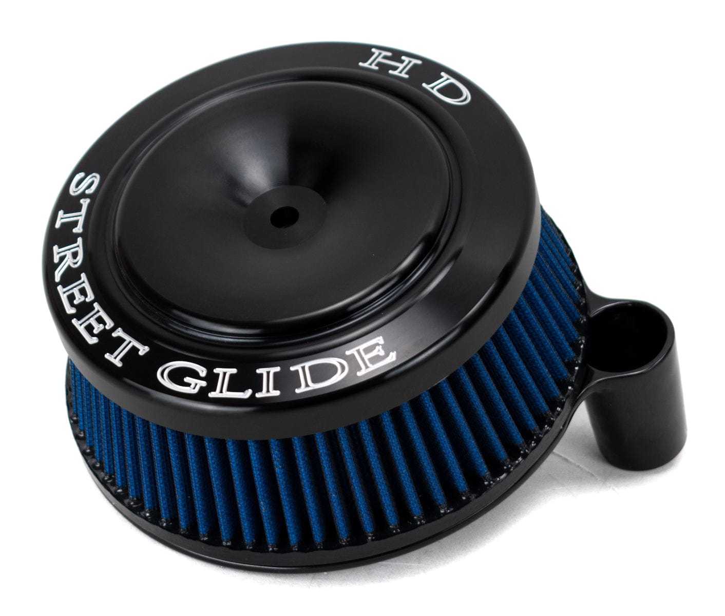 American Classic Motors, HD Street Glide Black Billet Sucker Air Cleaner Intake Big Filter Cover Harley