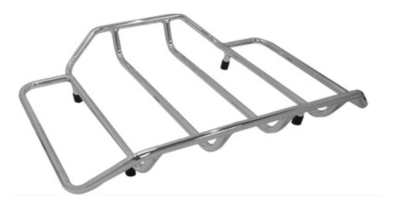 HardDrive, Hard Drive Chrome Rear Tour Pack Pak Luggage Rack Harley Touring Model 1984-2013