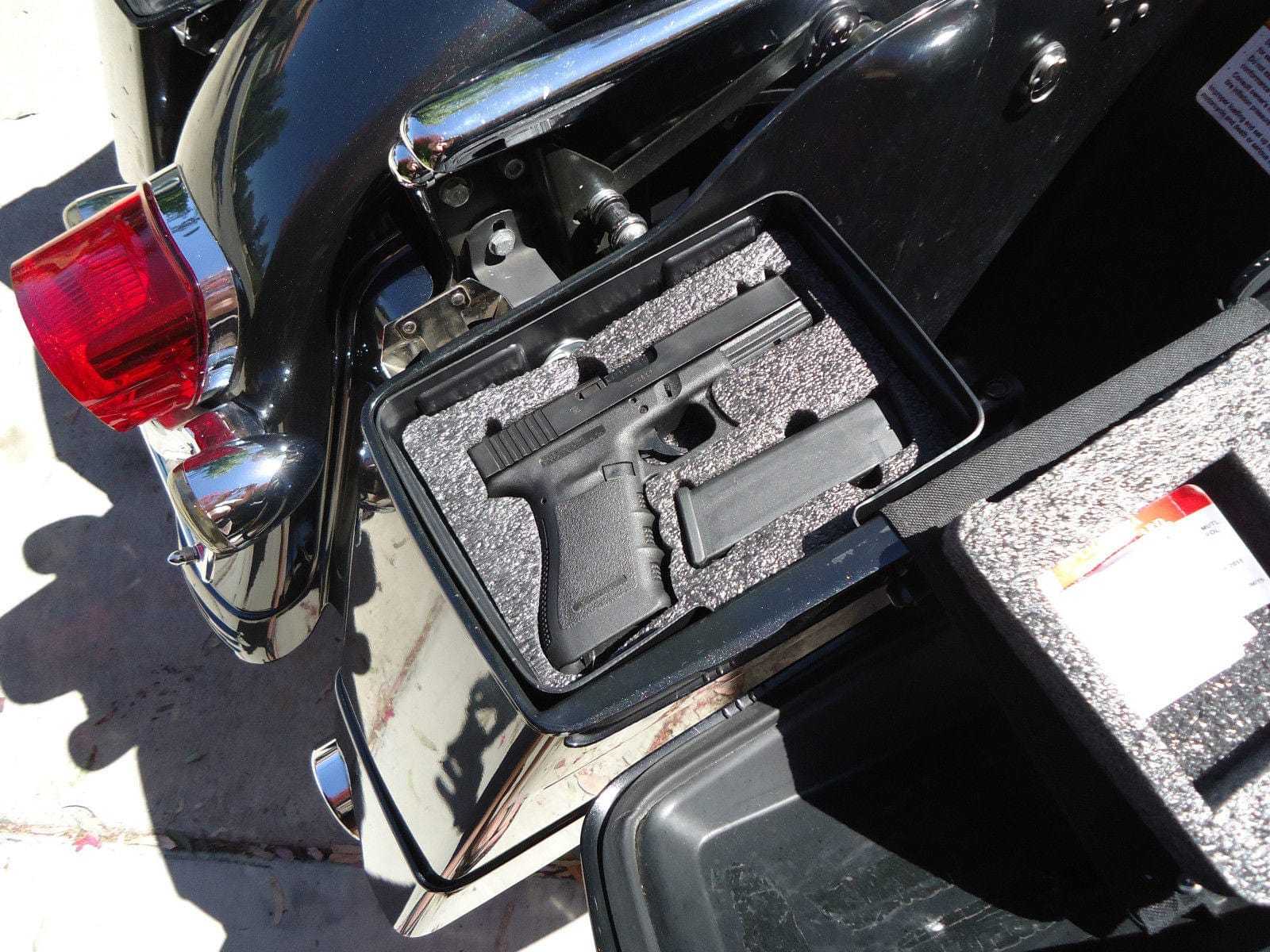 Hardbagger, HardBagger Top Shelf Glock Insert For Saddlebag Organizer 04-2013 Harley Touring