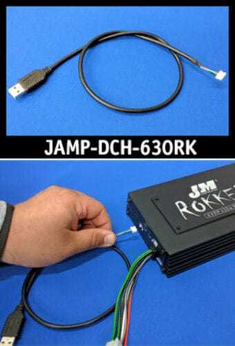 J&M Corp, J&M DSP Dongle Connection Harness ROKKER XXRP 630w 4-CH Programmable Amplifier