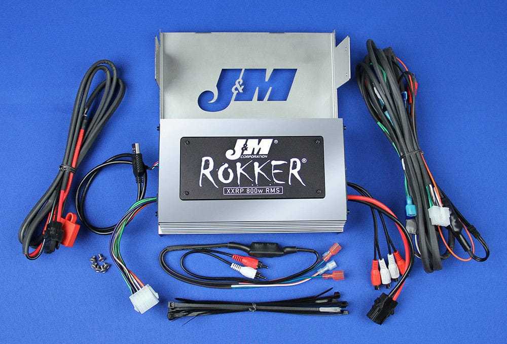 J&M Corp, J&M Rokker XT-P 800w Watt 4 Channel Amplifier Amp Kit Harley Touring Ultra 06-13