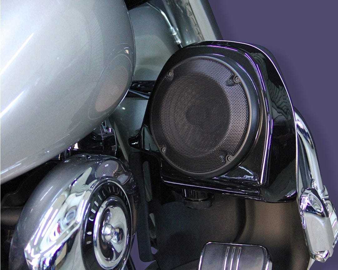 J&M Corp, J&M Rokker XX 6.71" Front Lower Fairing Speaker Kit 2ohm Speakers Harley Touring