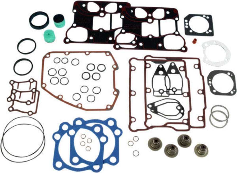 James Gasket, James Top-End Engine Motor Gasket Seal Set Kit 05-17 Harley Touring Softail Dyna