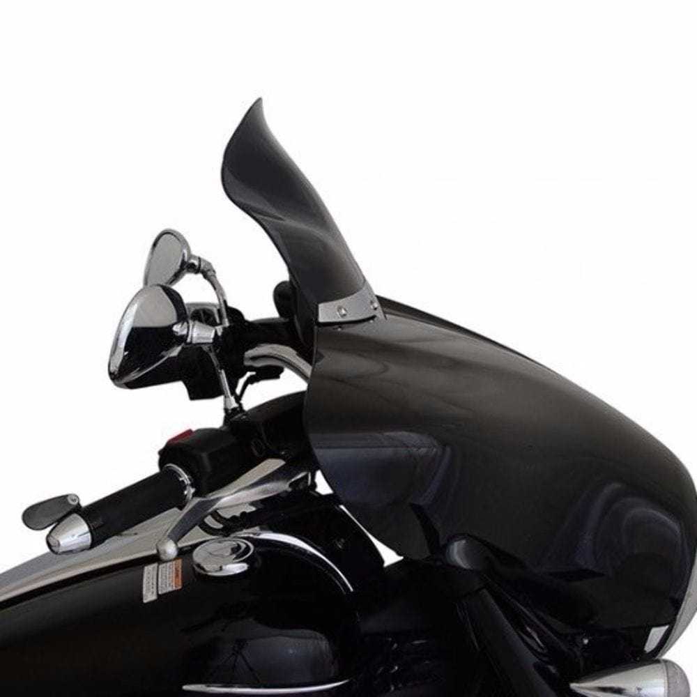 Klock Werks, Klock Werks 10" Dark Smoke Flare Windshield Batwing Fairing Yamaha Stratoliner