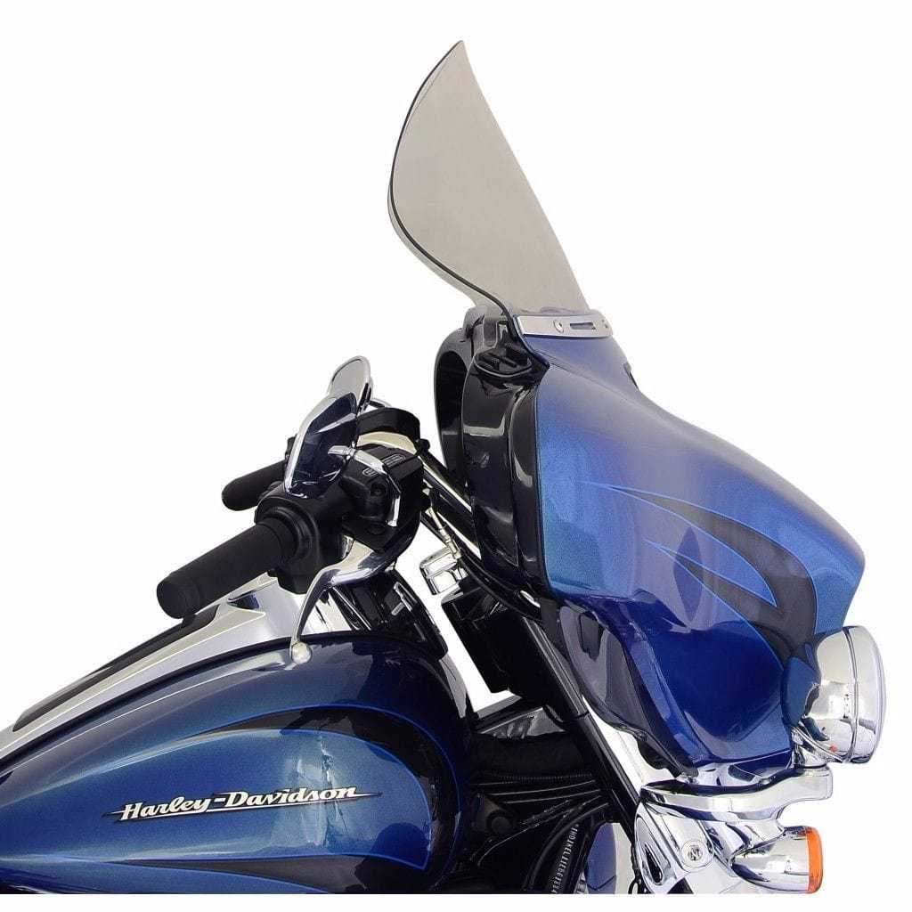 Klock Werks, Klock Werks 11.5" Light Tint Flare Windshield Batwing Harley Touring 2014-2021