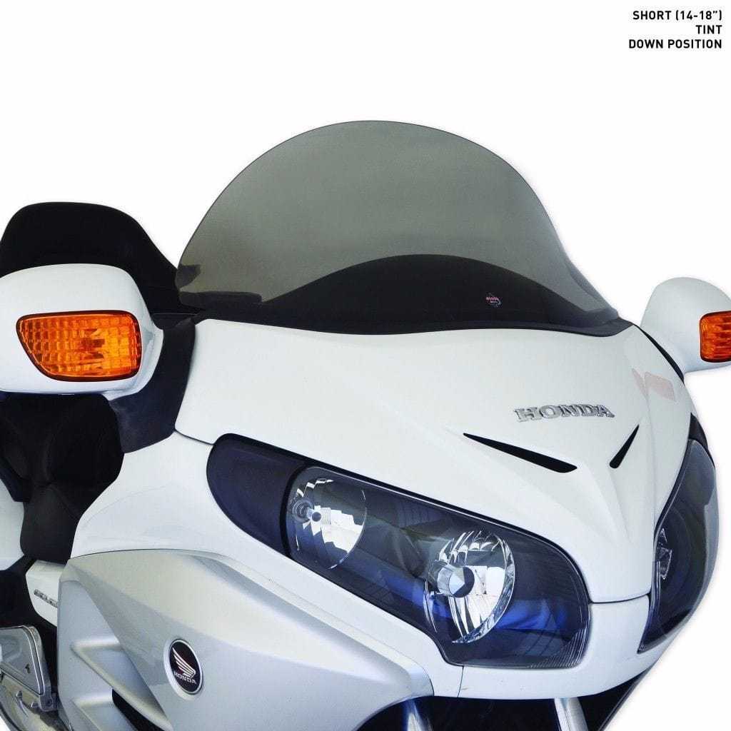 Klock Werks, Klock Werks 14" Tint Tinted Flare Curved Windshield Honda Goldwing GL 1800 01-17