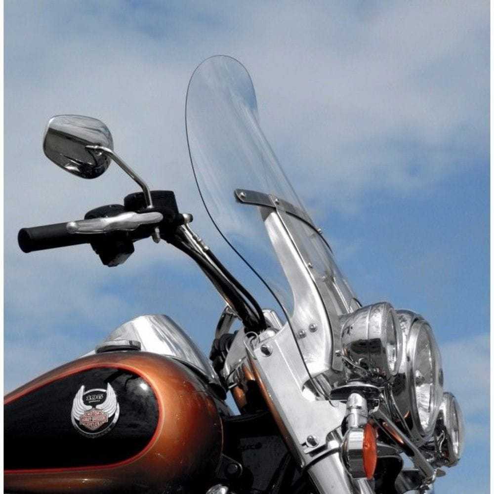 Klock Werks, Klock Werks 19.5" Clear OE Flare Replacement Windshield Harley FLHR King 94-2020