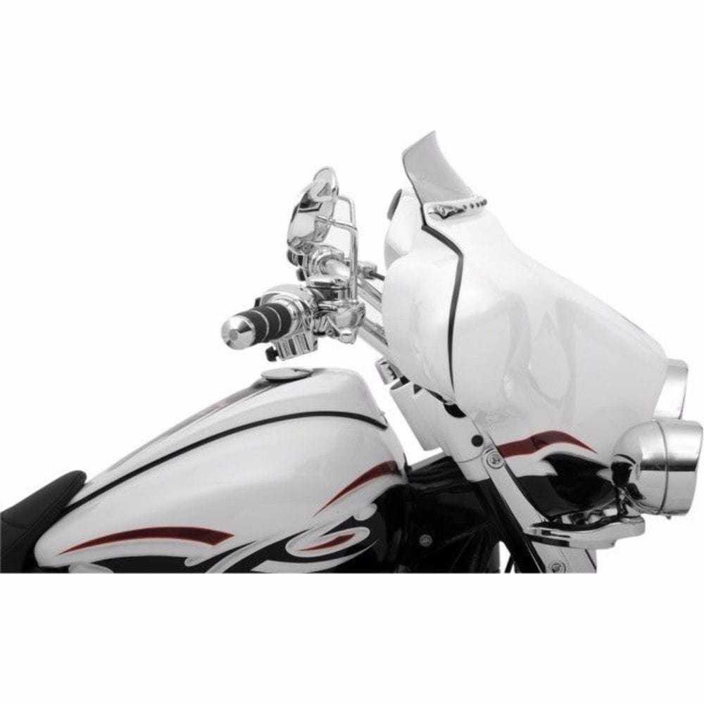 Klock Werks, Klock Werks 3.5" Tint Short Flare Windshield Batwing Bagger Harley Touring 96-13