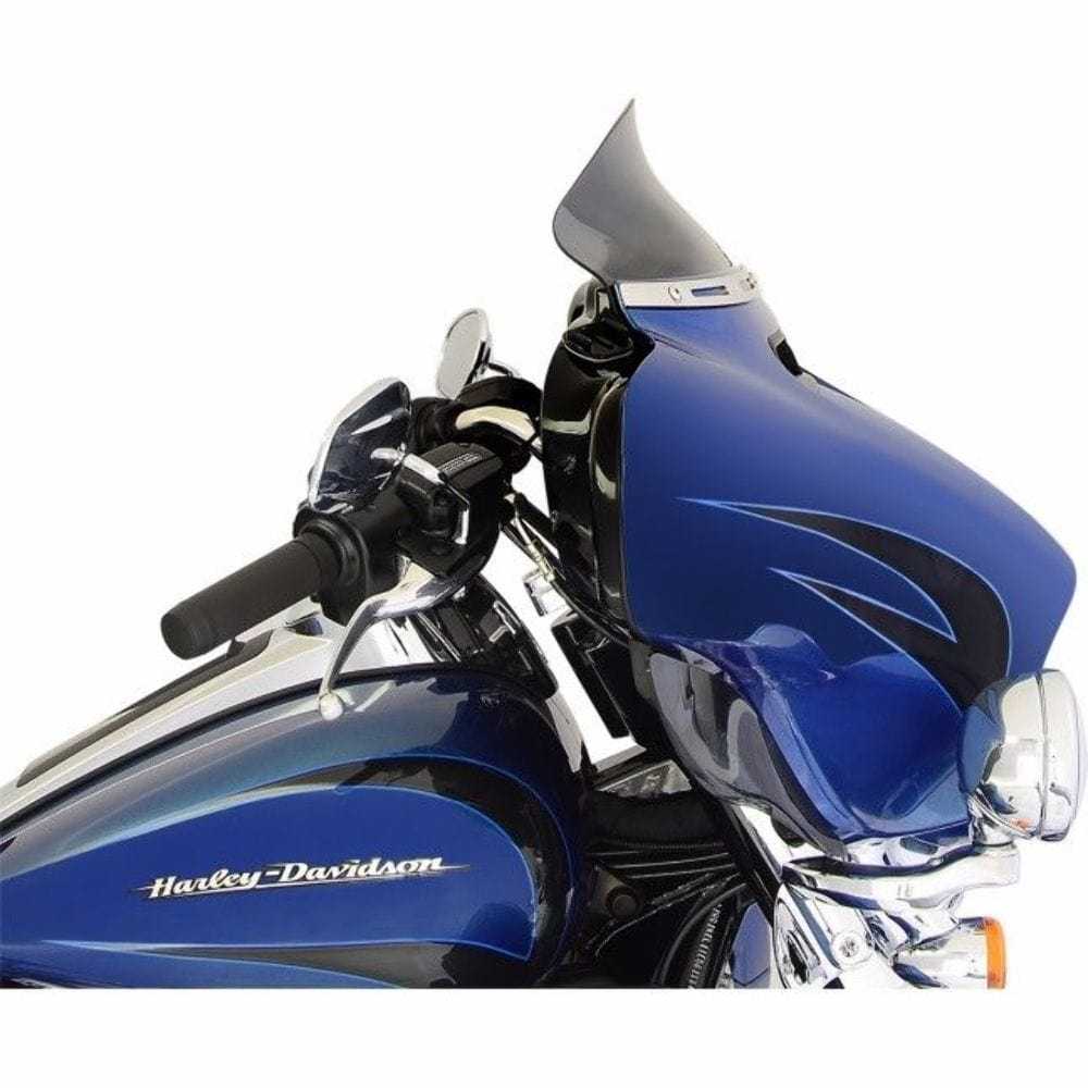 Klock Werks, Klock Werks 5" Dark Smoke Tint Flare Windshield Batwing Harley Touring 2014-2020