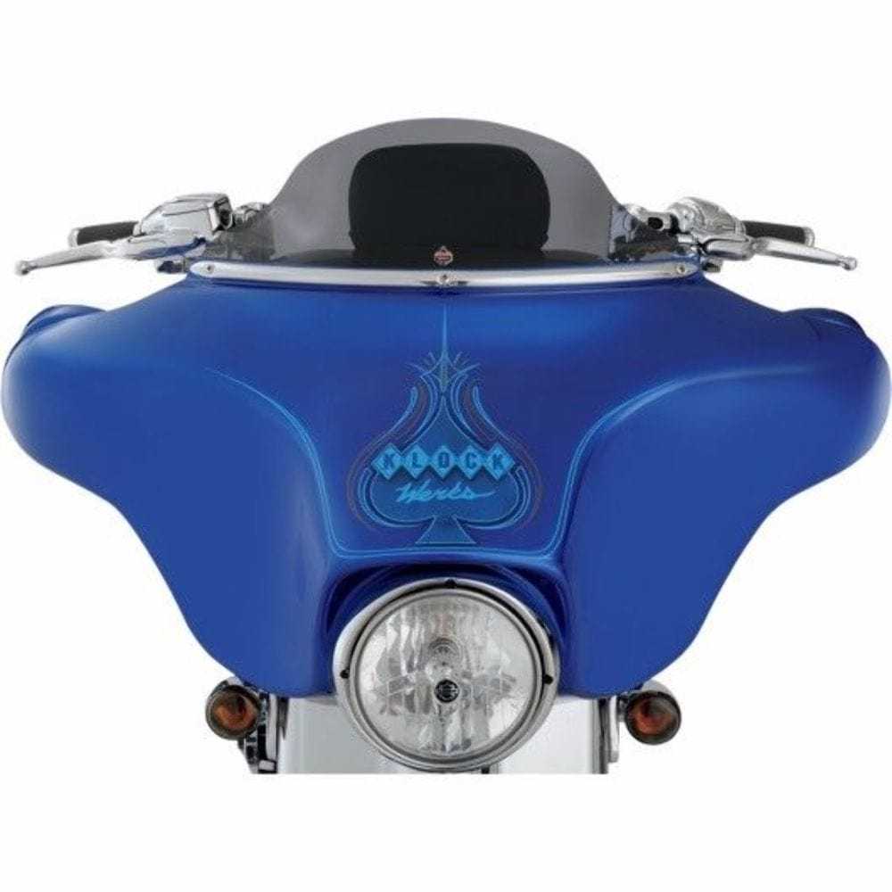 Klock Werks, Klock Werks 6.5" Dark Smoke Flare Windshield Batwing Fairing Harley Touring FLH