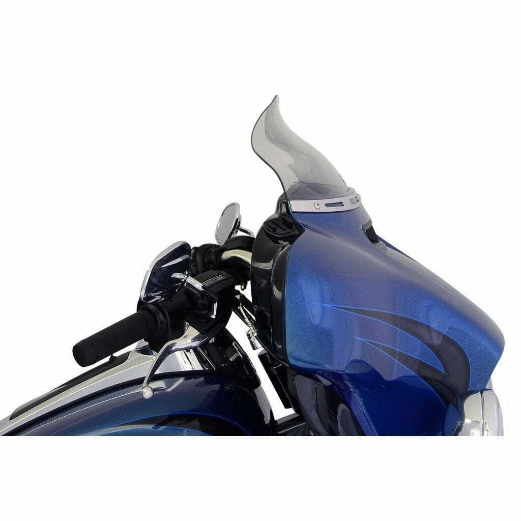 Klock Werks, Klock Werks 6.5" Tint Flare Windshield Batwing Bagger Harley Touring 2014-2019