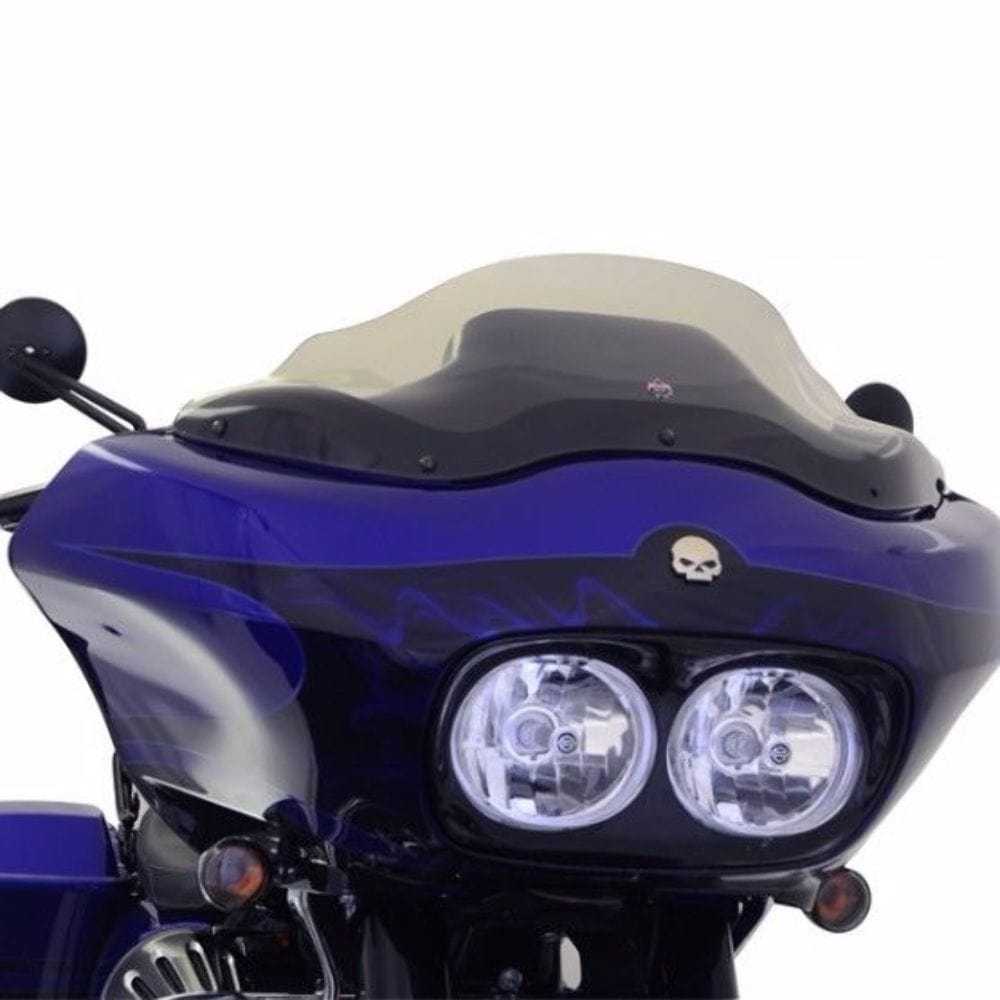 Klock Werks, Klock Werks 8" Light Tint Flare Windshield Wind Screen Harley Touring Road Glide