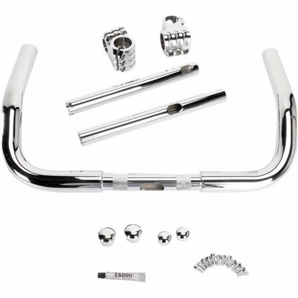 Klock Werks, Klock Werks Chrome 14" KlipHanger Ape Hanger Handlebars Harley Touring Bagger