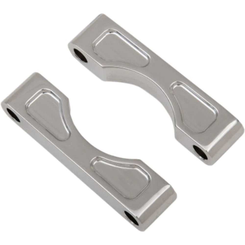 Klock Werks, Klock Werks Chrome Tire Hugger Front Fender Mounting Block Harley 99-13 Touring