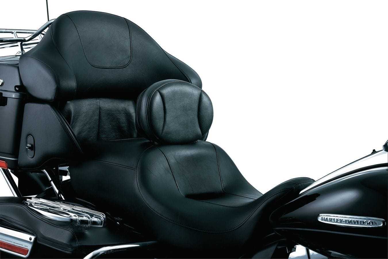 Kuryakyn, Kuryakyn Adjustable Driver Seat Plug In Backrest Harley Touring Dresser 97-2020