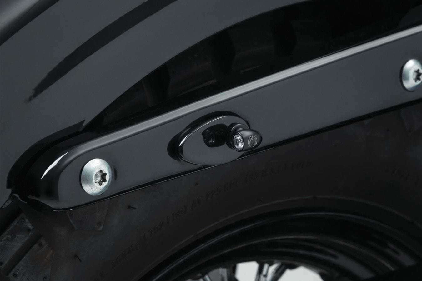 Kuryakyn, Kuryakyn Black Kellermann Fender Strut Cover Plates Harley 2002-18 XL FXD FXST