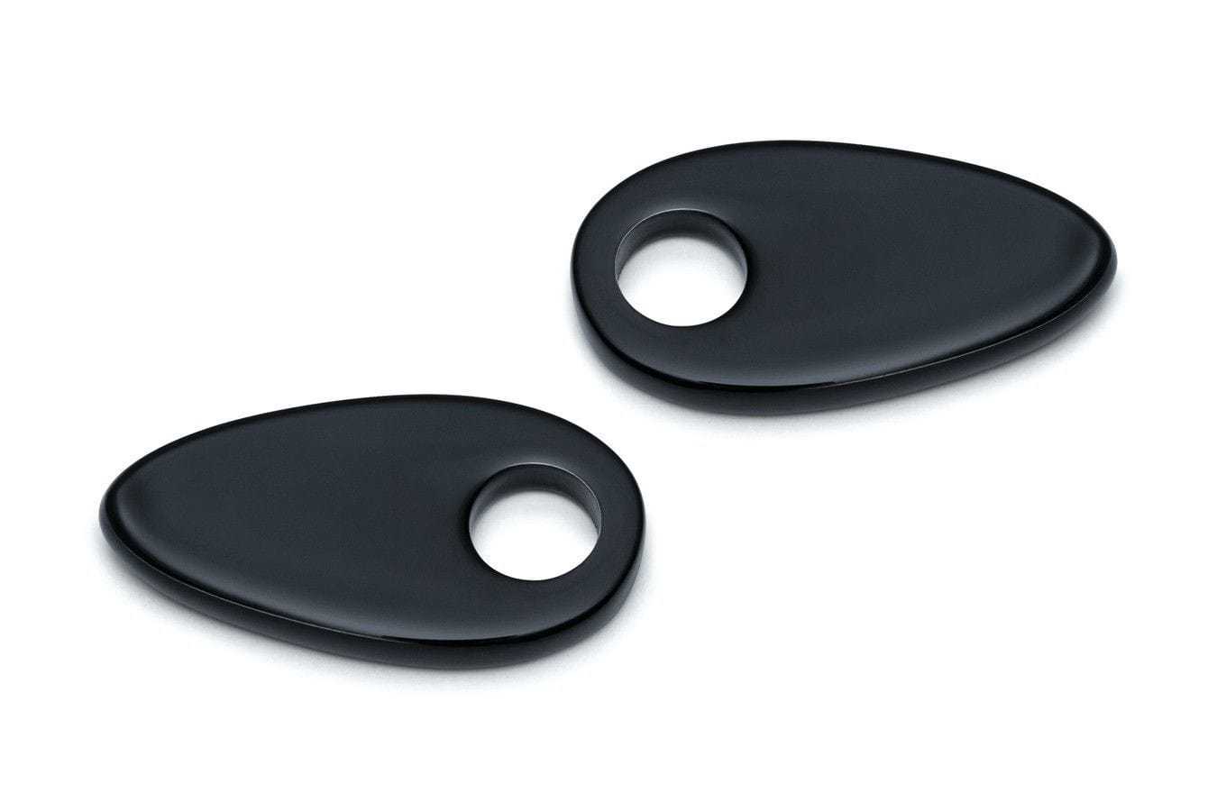 Kuryakyn, Kuryakyn Black Kellermann Fender Strut Cover Plates Harley 2002-18 XL FXD FXST