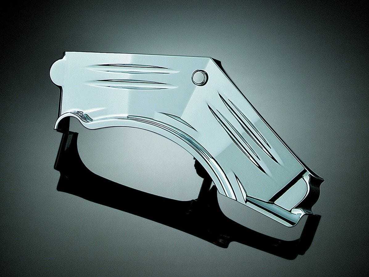 Kuryakyn, Kuryakyn Chrome Cylinder Barrel Base Engine Block Cover Trim Accent Harley 99-06