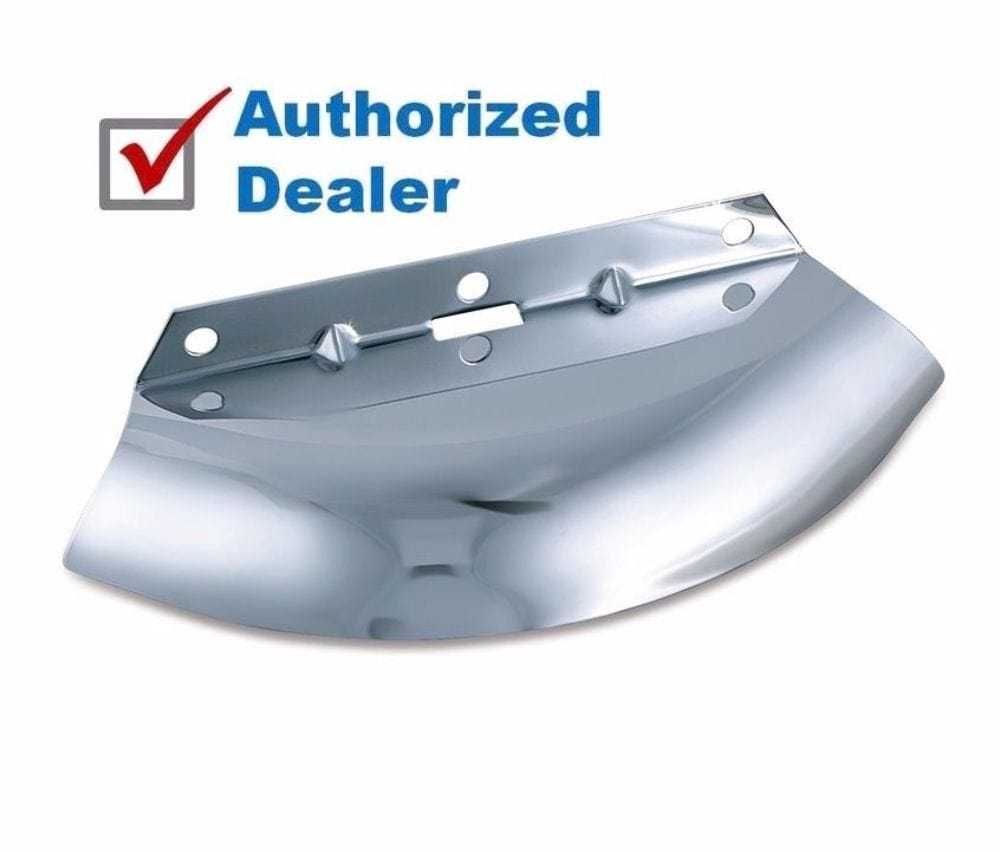 Kuryakyn, Kuryakyn Chrome Lower Triple Tree Air Wind Deflector Trim Accent Harley Touring