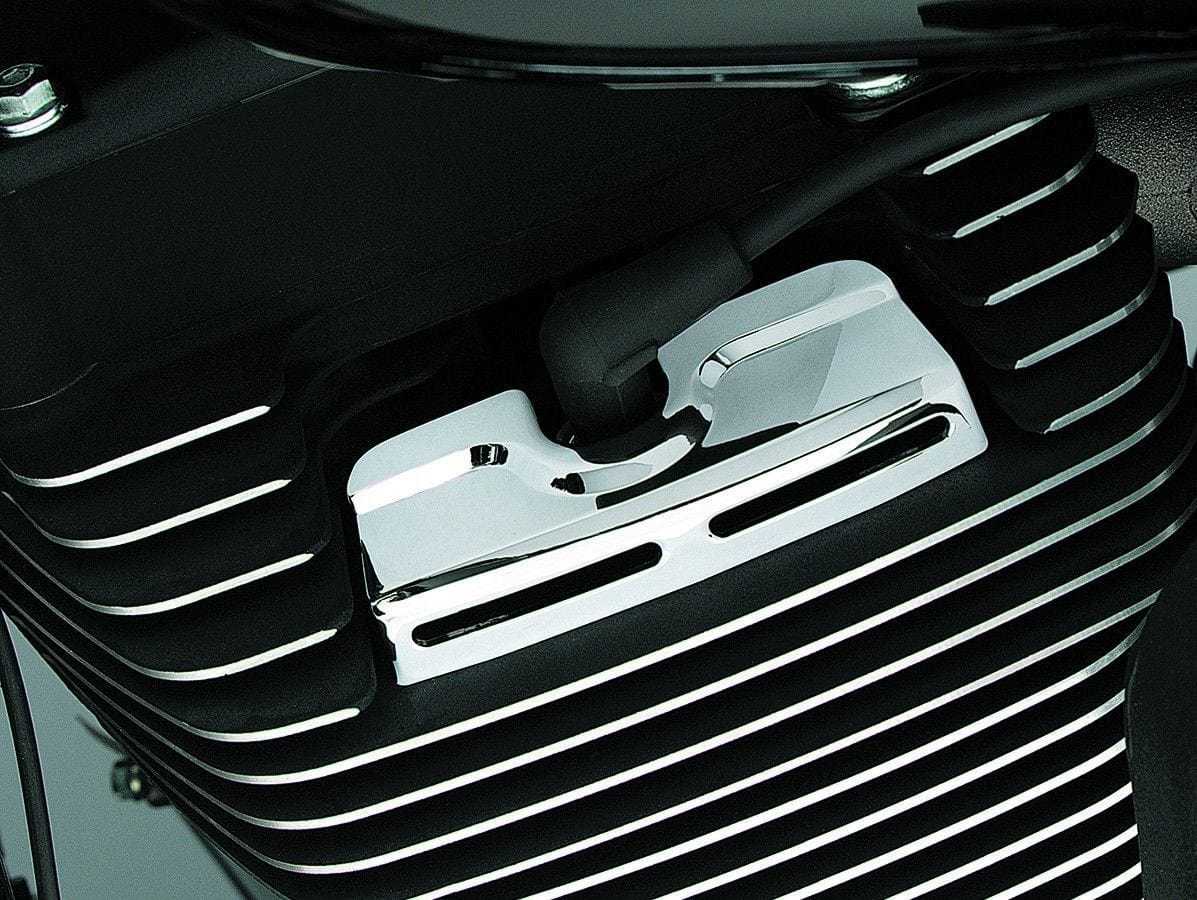 Kuryakyn, Kuryakyn Chrome Scorpion Spark Plug Head Bolt Covers Harley Twin Cam 1999-2017