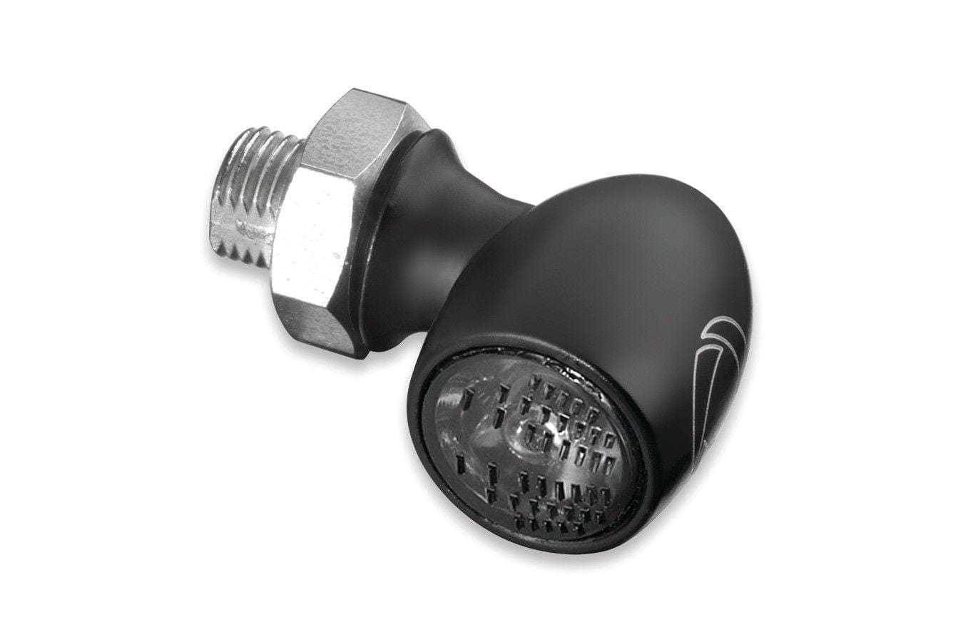 Kuryakyn, Kuryakyn Kellermann Atto Black Front White Running LED Light Dark Universal Fit