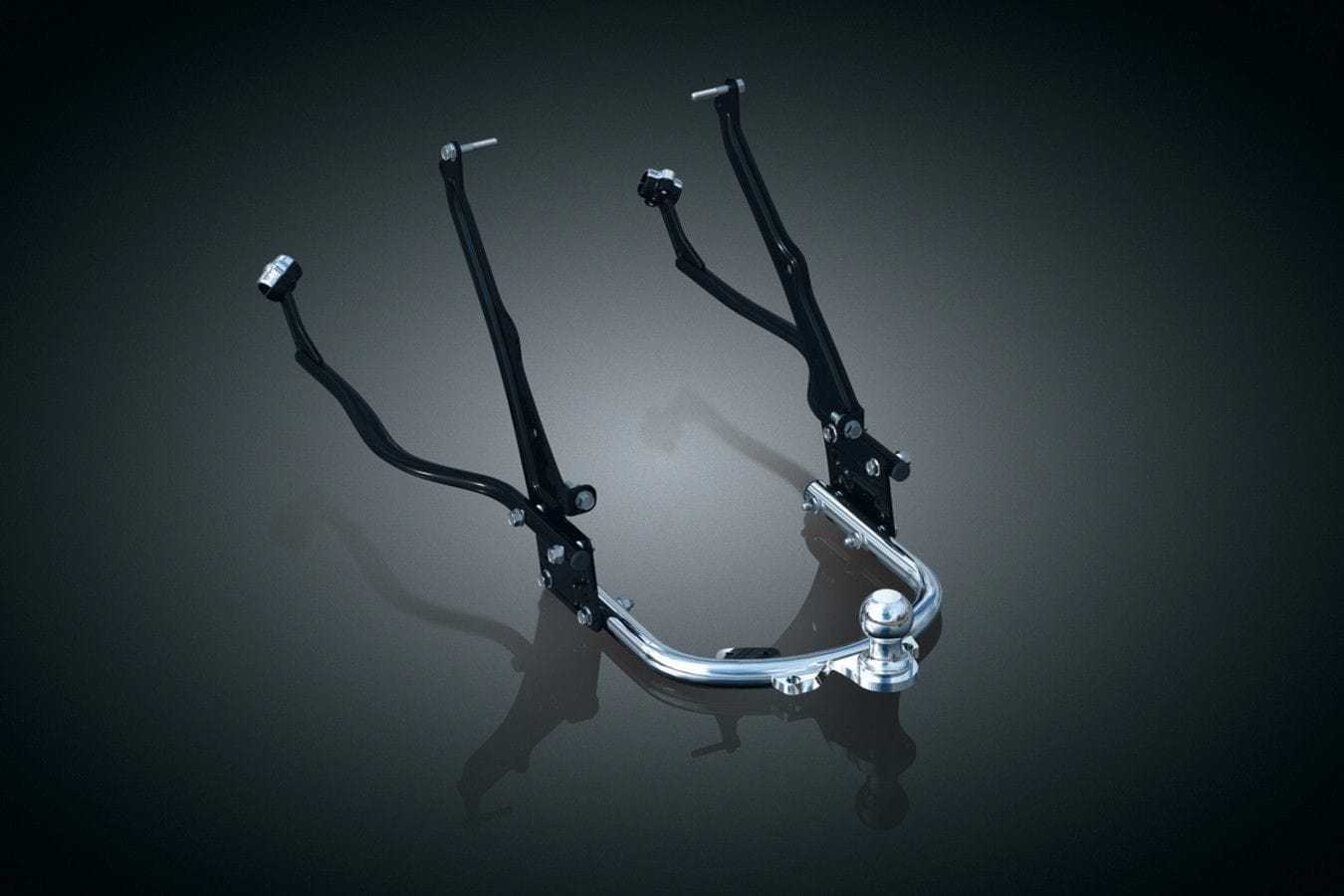 Kuryakyn, Kuryakyn Rear Trailer Hitch Ball Mount Bracket System Harley Touring 2009-2013