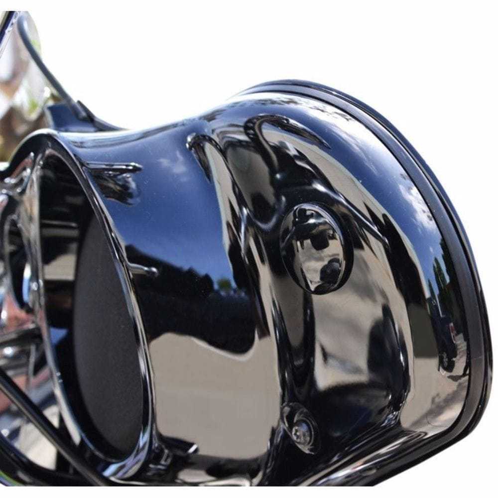 LA Choppers, La Choppers Black Inner Fairing Mirror Plugs Harley Batwing Touring 1996-2020