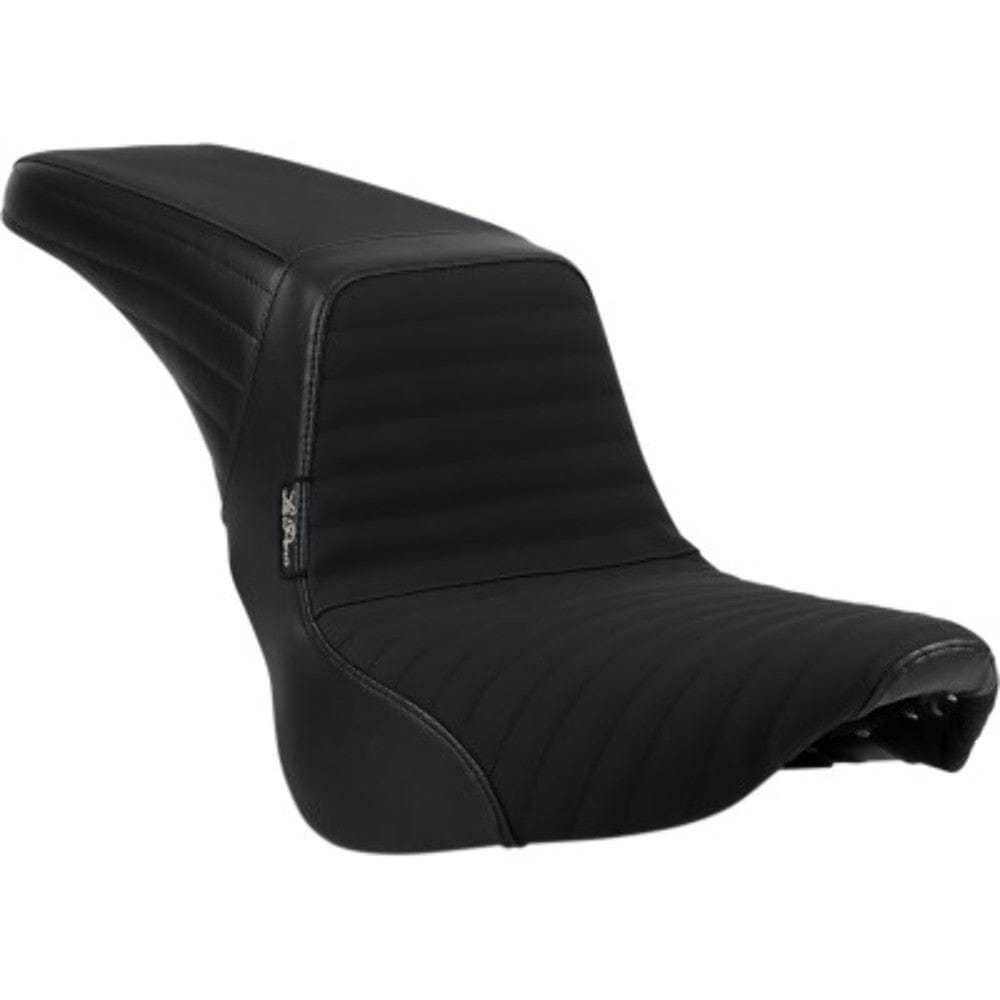 Le Pera, Le Pera Kickflip Pleated Gripp Tape Seat 2 Up Harley 18+ Softail FXLR FLSB M8