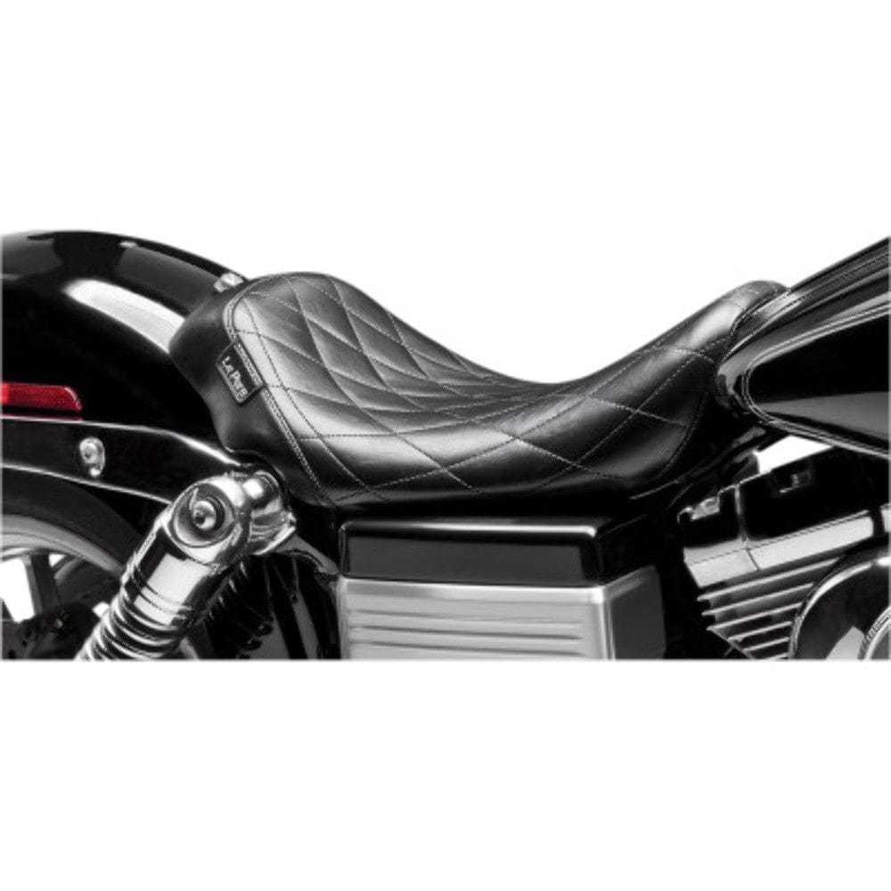 Le Pera, Le Pera Lepera Bare Bones Barebones Diamond Stitch Solo Seat 06-17 Harley Dyna