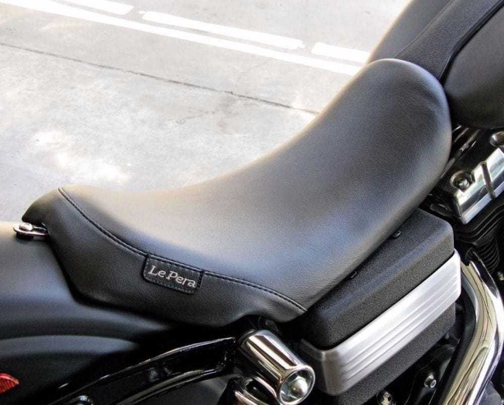 Le Pera, Le Pera Lepera Bare Bones Barebones Solo Seat 2006-2017 Harley Dyna Low Profile