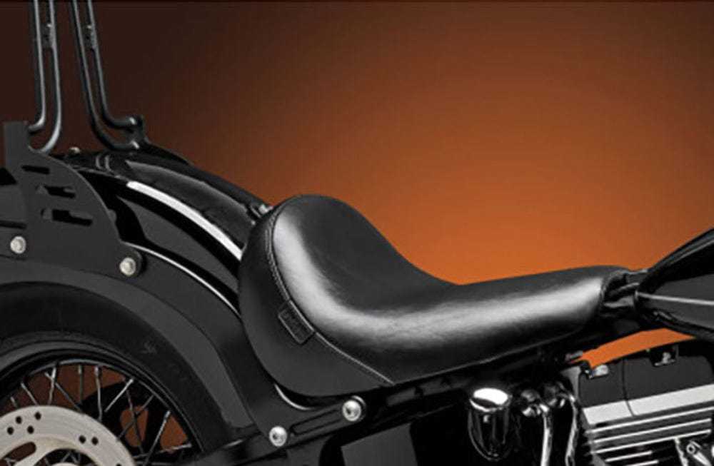 Le Pera, Le Pera Lepera Bare Bones Black Smooth Solo Seat Harley Softail Slim Blackline