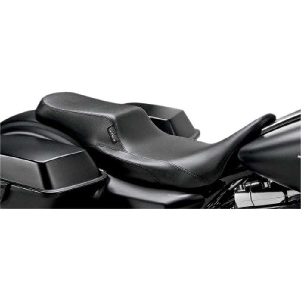 Le Pera, Le Pera Nomad II Black Smooth Vinyl 2 Up Seat Harley Touring 2008-2020 Dresser