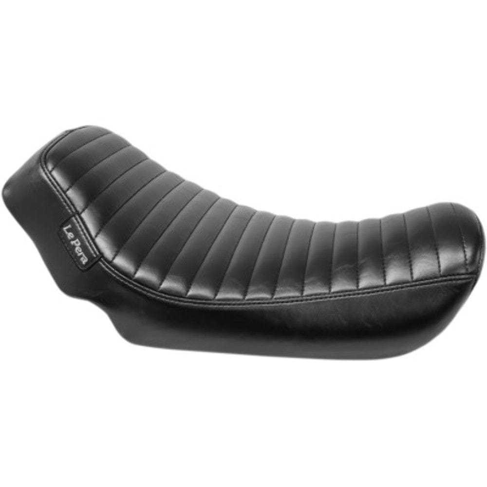 Le Pera, Le Pera Streaker Pleated Low Profile Vinyl Solo Driver Seat Harley 06-17 Dyna