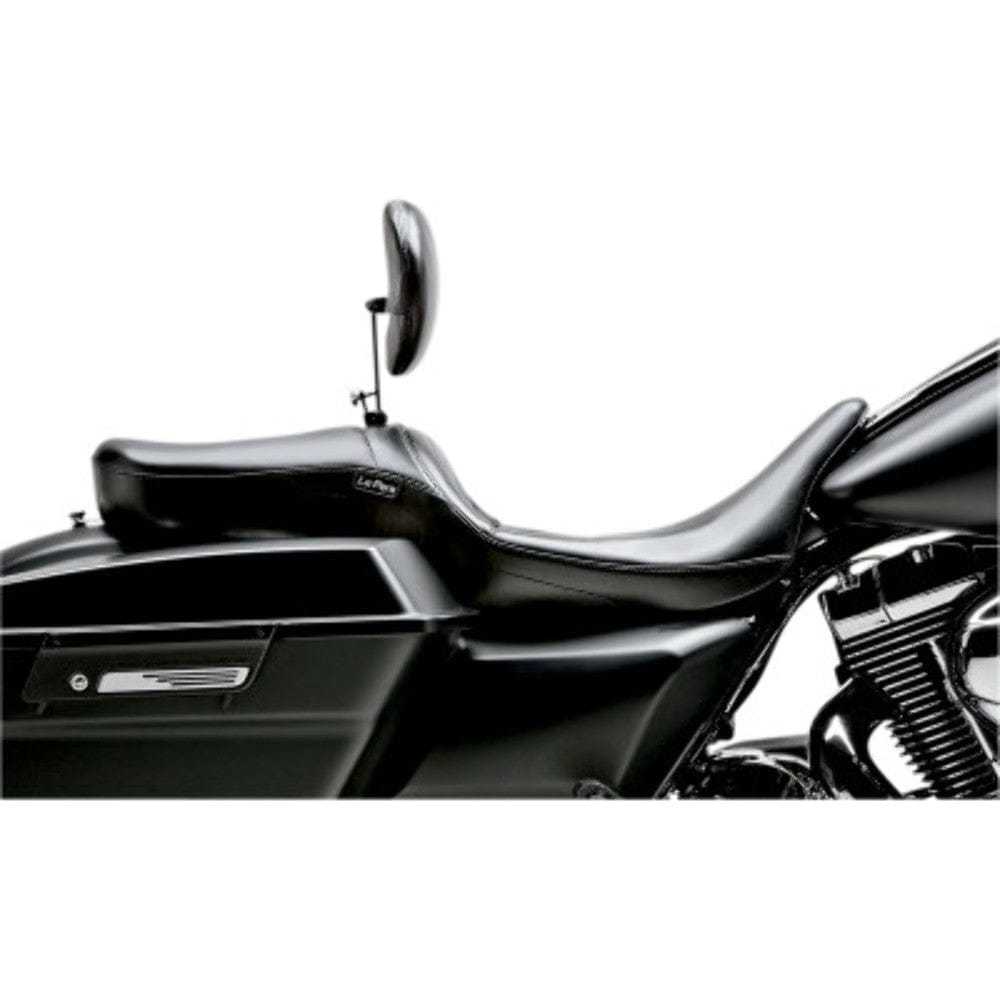 Le Pera, LePera Maverick 2Up One Piece Smooth Front Rear Seat Backrest Harley Touring 08+