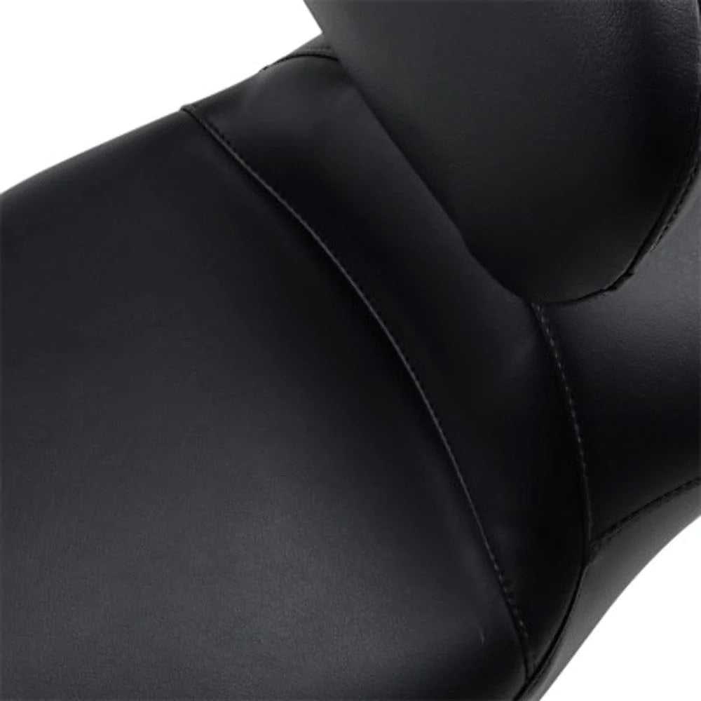 Le Pera, LePera Maverick Smooth Daddy Long Legs 2 Up Seat w/ Backrest Touring 08+ Harley