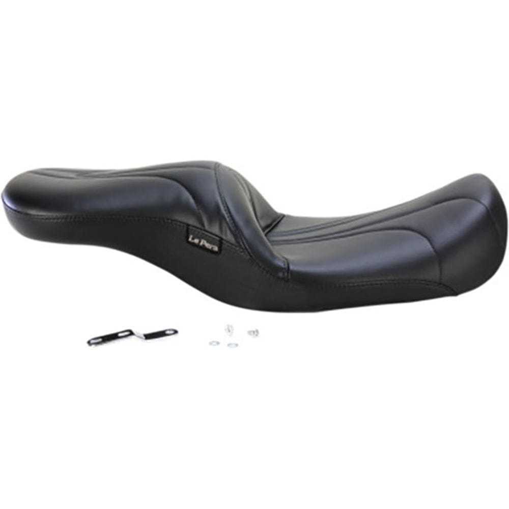 Le Pera, LePera Sorrento Stitch 2 Up Seat 08-20 Harley Touring Paul Yaffe Stretched Tank