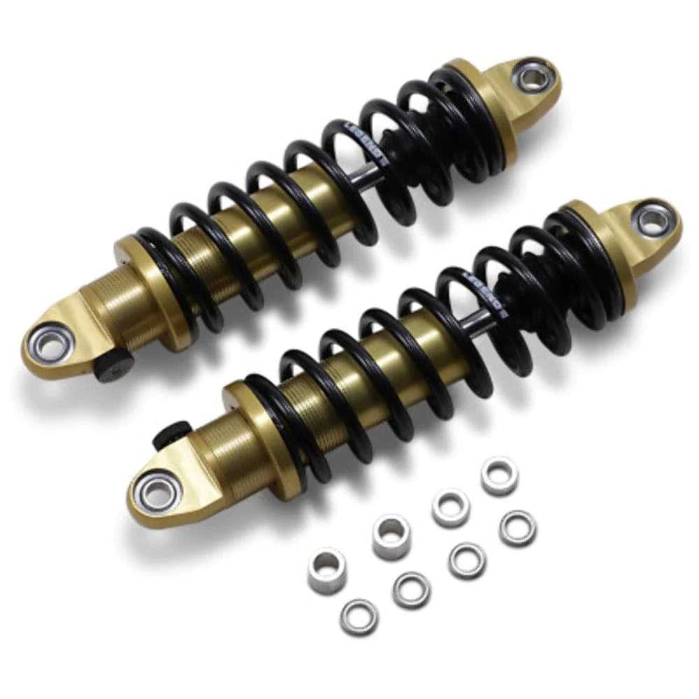 Legend Suspension, Legend Revo-A Coil Suspension 12" Standard Gold Adjustable Shocks Harley 04+ XL